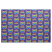 Französische Bulldogge in den Farben Stoff (Fat Quarter (45,7 x 55,9 cm))