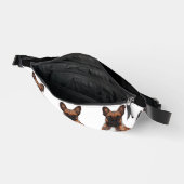 Französische Bulldogge in Neon Bauchtasche (Offen)