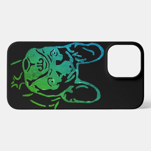 Französische Bulldogge IPhone 13 Hülle iPhone Hülle (Rückseite (Horizontal))