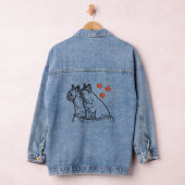 Französische Bulldogge  Jeansjacke (Hangar)