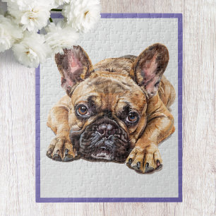 Französische Bulldogge-Jigsaw-Puzzle Puzzle