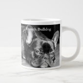 Französische Bulldogge Jumbo-Tasse (Rechts)
