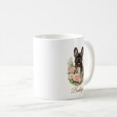 Französische Bulldogge Kaffeetasse (VorderseiteRechts)