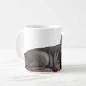 Französische Bulldogge Kaffeetasse (Vorderseite Links)