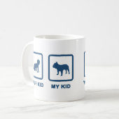 Französische Bulldogge Kaffeetasse (Vorderseite Links)