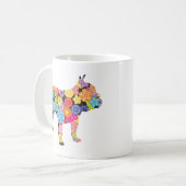 Französische Bulldogge Kaffeetasse (Vorderseite Links)