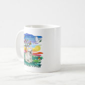Französische Bulldogge Kaffeetasse (Vorderseite Links)