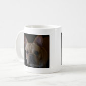 Französische Bulldogge Kaffeetasse (Vorderseite Links)