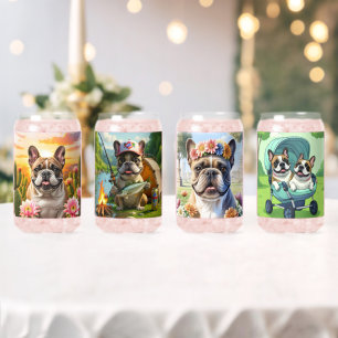 Französische Bulldogge Kaktus  Französische Bulldo Dosenglas