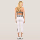  Französische Bulldogge Kopf French Bulldog Capri Leggings (Rückseite)