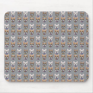 Französische Bulldogge Kopf French Bulldog Mousepad