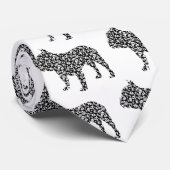 Französische Bulldogge Krawatte (Gerollt)