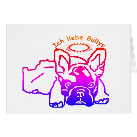 Französische Bulldogge Krone French Bulldog (Vorderseite (Horizontal))