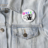 Französische Bulldogge Krone French Bulldog Button (Beispiel)