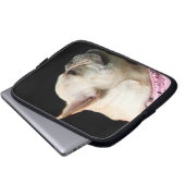 Französische Bulldogge Laptopschutzhülle (Vorne Knopf)