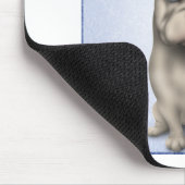 Französische Bulldogge (lederfarbenes) FB1 Mousepad (Ecke)