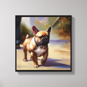 Französische Bulldogge  Leinwanddruck