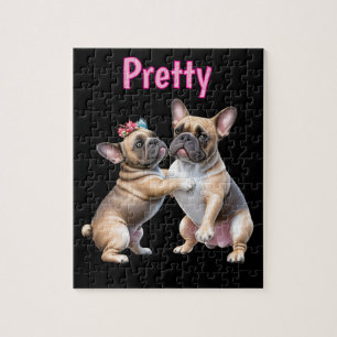Französische Bulldogge Liebe Französische Bulldog Puzzle
