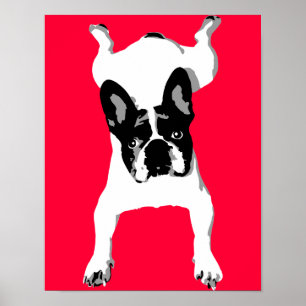Französische Bulldogge Liebe Poster
