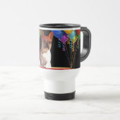 Französische Bulldogge Luftballon French Bulldog Reisebecher (VorderseiteRechts)