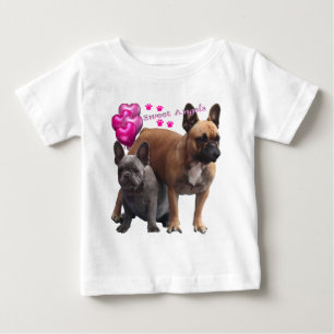 Französische Bulldogge lustig French Bulldog Baby T-shirt