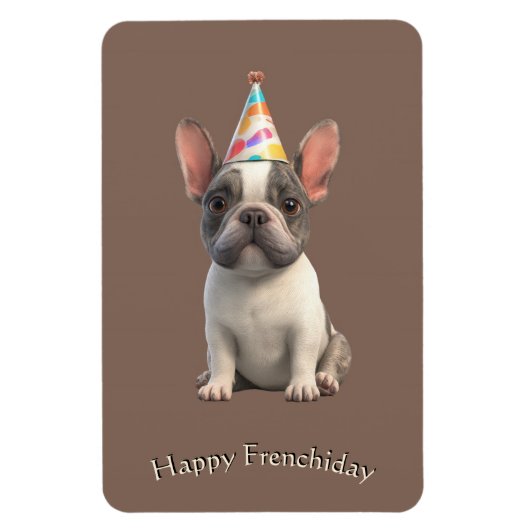 Französische Bulldogge Magnet (Vertikal)