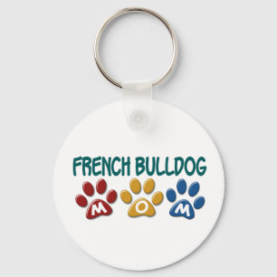 FRANZÖSISCHE BULLDOGGE Mama-Tatzen-Druck 1 Schlüsselanhänger