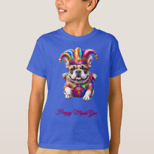 Französische Bulldogge Mardi Gras Französische Bul T-Shirt
