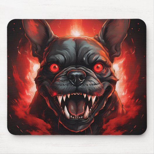 Französische Bulldogge misslungen Mousepad (Vorne)