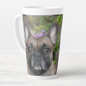Französische Bulldogge mit Biene French Bulldog Milchtasse (Linke Ecke)