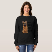 Französische Bulldogge mit einem Frenchie 3 Sweatshirt (Vorne ganz)