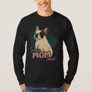 Französische Bulldogge mit Herzdekoration Frenchy T-Shirt
