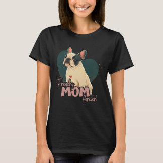 Französische Bulldogge mit Herzdekoration Frenchy T-Shirt