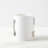 Französische Bulldogge mit Kaffee Kaffeetasse (Mittel)
