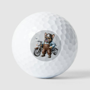 Französische Bulldogge Motorrad Französische Bulld Golfball