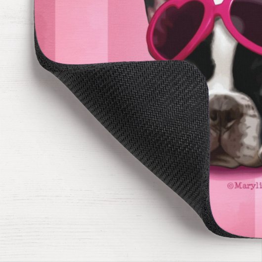 Französische Bulldogge Mousepad (Ecke)