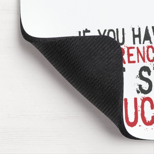 Französische Bulldogge Mousepad (Ecke)