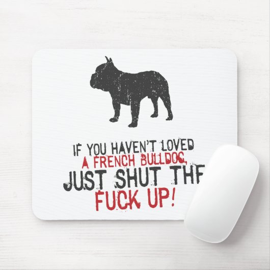 Französische Bulldogge Mousepad (Mit Mouse)