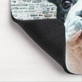 Französische Bulldogge mousepad (Ecke)