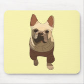Französische Bulldogge Mousepad (Vorne)