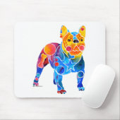 Französische Bulldogge Mousepad (Mit Mouse)