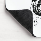 französische Bulldogge mousepad (Ecke)