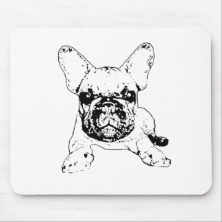 französische Bulldogge mousepad
