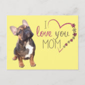  französische Bulldogge Muttertag French Bulldog Postkarte (Vorderseite)