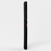 Französische Bulldogge Neon Herz French Bulldog Case-Mate iPhone Hülle (Hinten/Rechts)