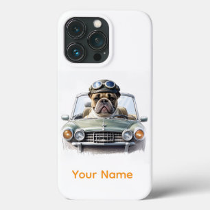 Französische Bulldogge Oldtimer Bulldog Vatertag  Case-Mate iPhone Hülle