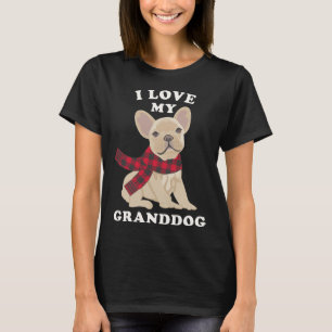 Französische Bulldogge Oma Weihnachten Spaß French T-Shirt