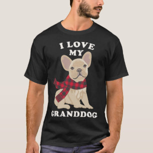 Französische Bulldogge Oma Weihnachten Spaß French T-Shirt