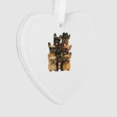Französische Bulldogge Ornament (Vorderseite)