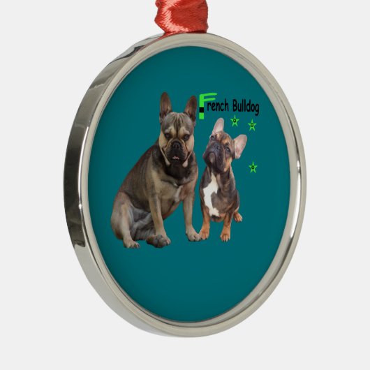 Französische Bulldogge Ornament (Rechts)